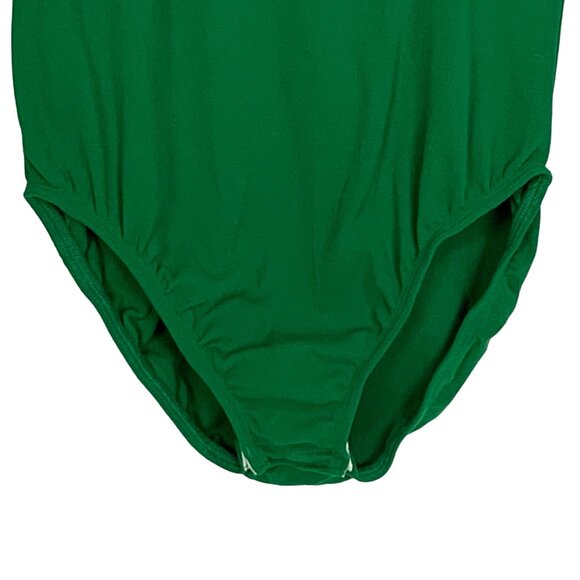J.B. Bloomers Kelly Green Long Sleeve Leotard Bodysuit Adult M Style #9310 - Picture 4 of 10
